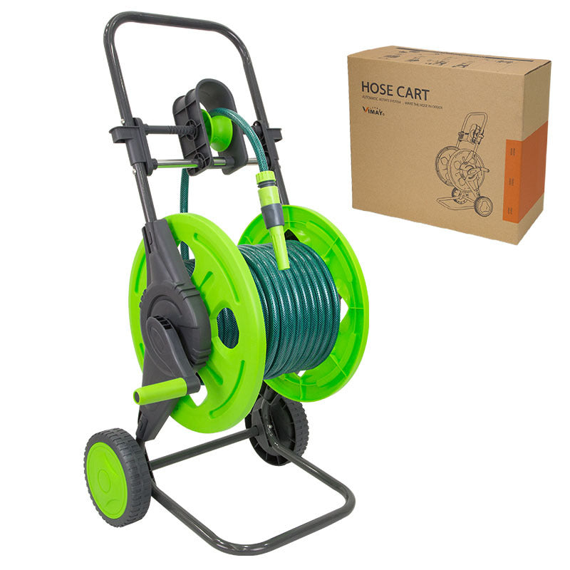 Hand-pushed Water Hose Cart