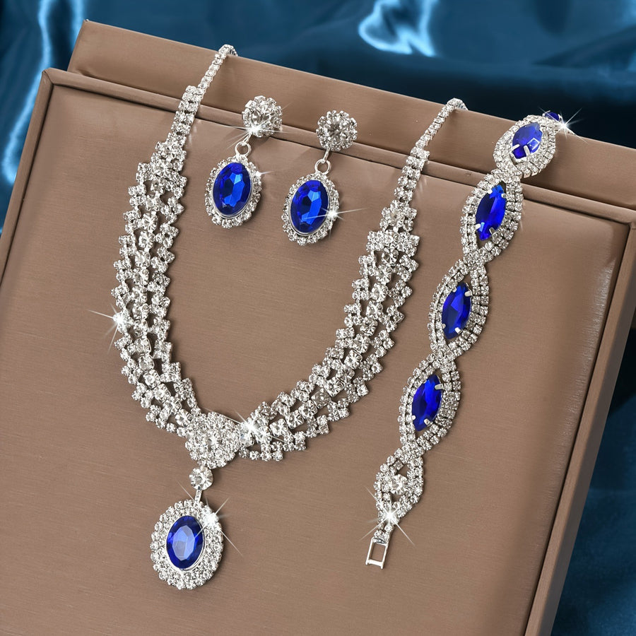 New European and American Style Elegant Luxury Sapphire