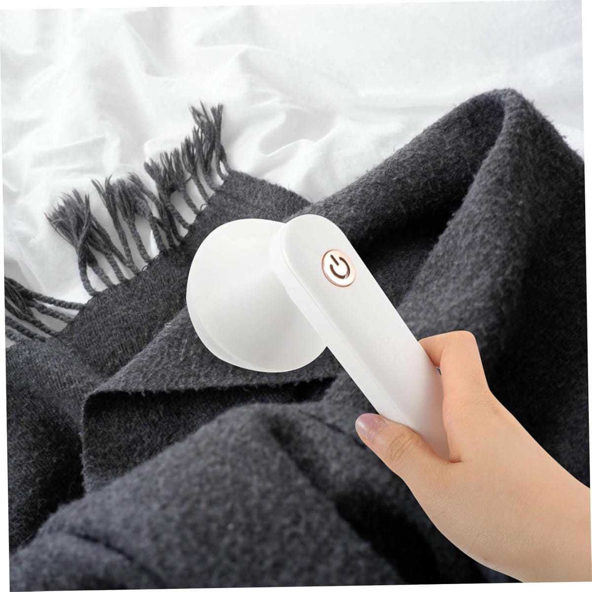 Wit handzaam pluis shaver efficient pluisverwijderaar