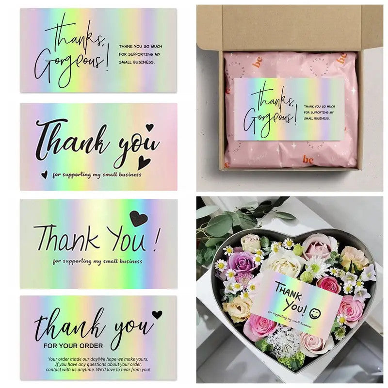 Sheetspack Laser Holographic Gift Card Greeting