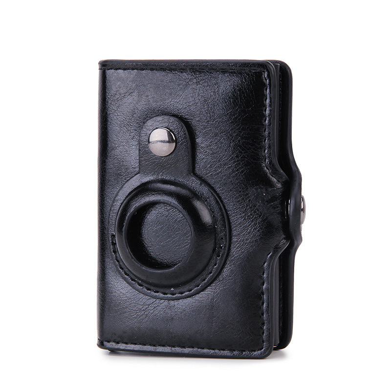 Multifunctional Card Holder Item Tracker Men's Short Card Holder Wallet Air Tag