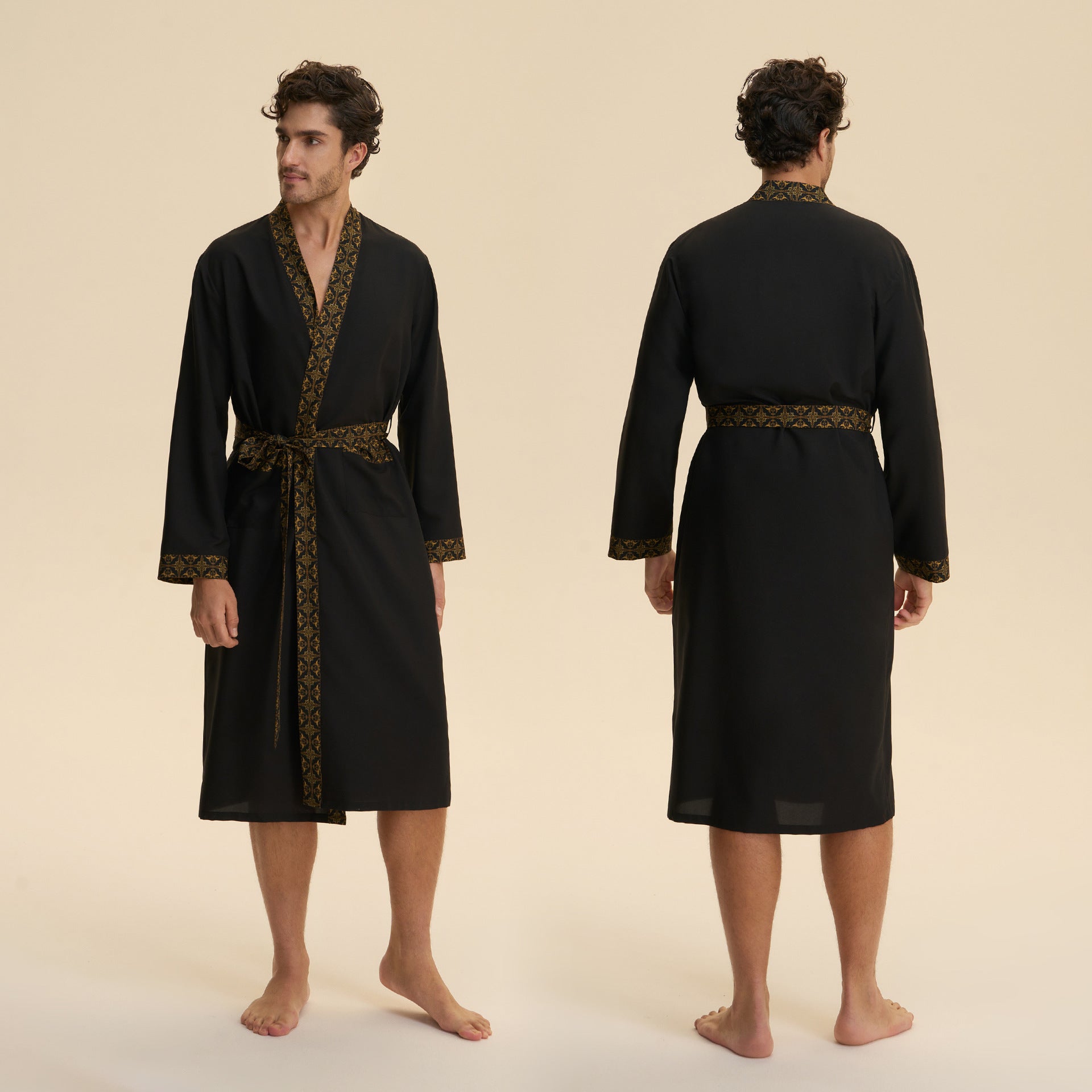 Loose Casual Middle Eastern-style Single Nightgown For Couples Long Cloud-shaped Cotton