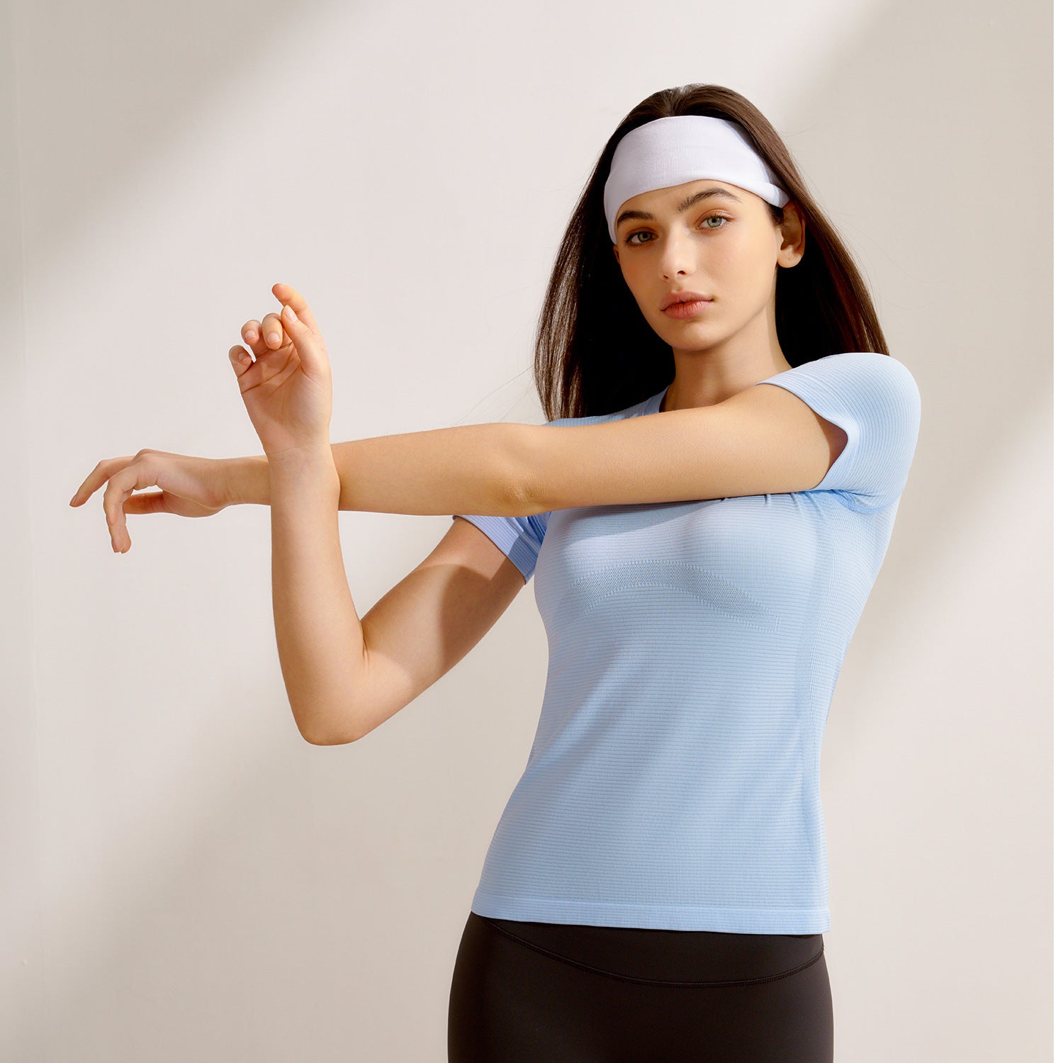 New Women's Short-sleeve Yoga Top