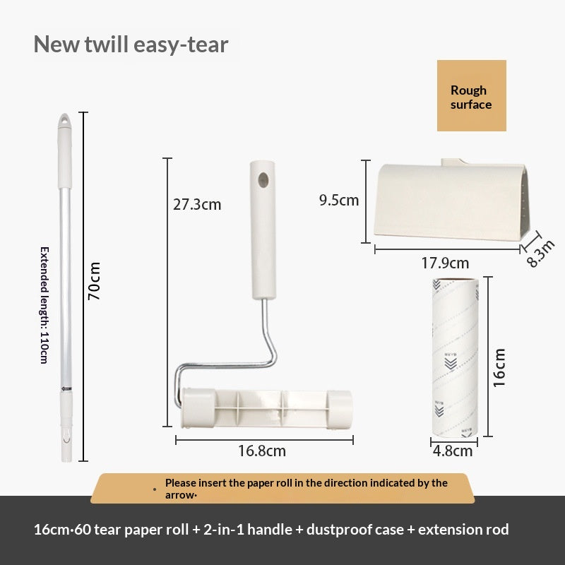 16cm visible easy tear retractable kledingroller
