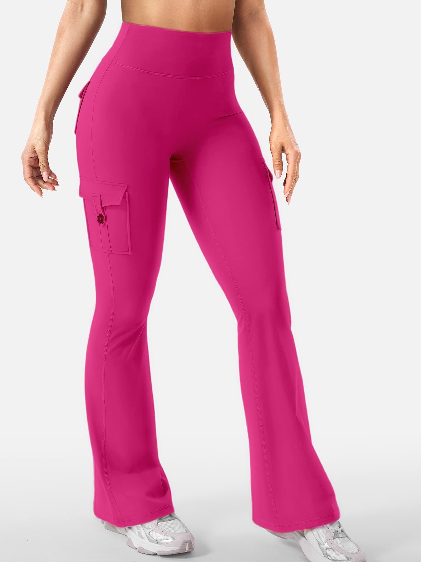 Womens Solid-color Outdoor Sports Tight Pants