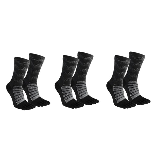 Men's Simple Quick-drying Wool Five-finger Stockings