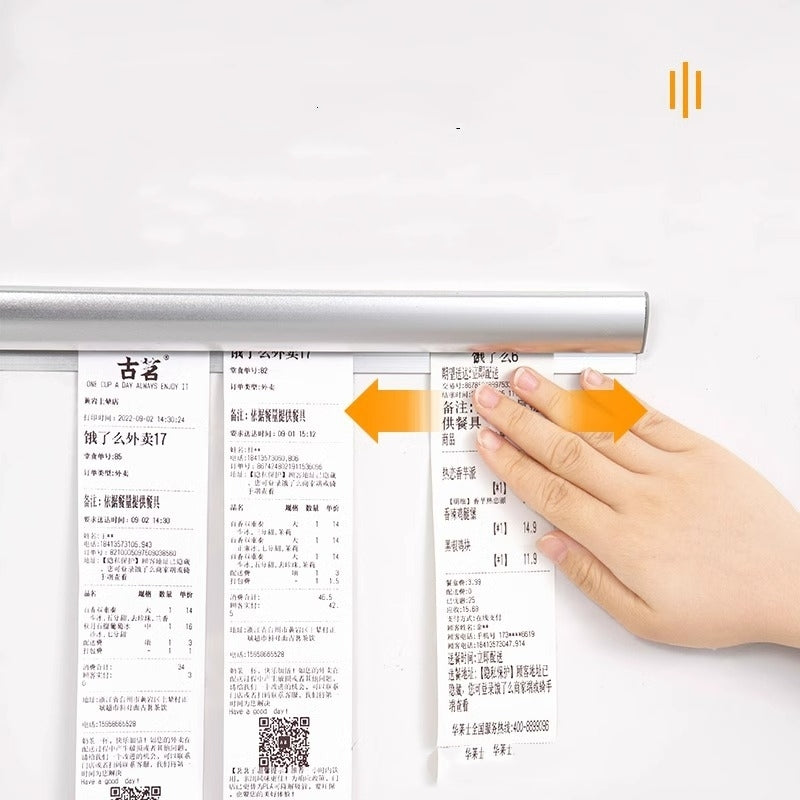 Aluminium legering enkel documenten clip menu houder