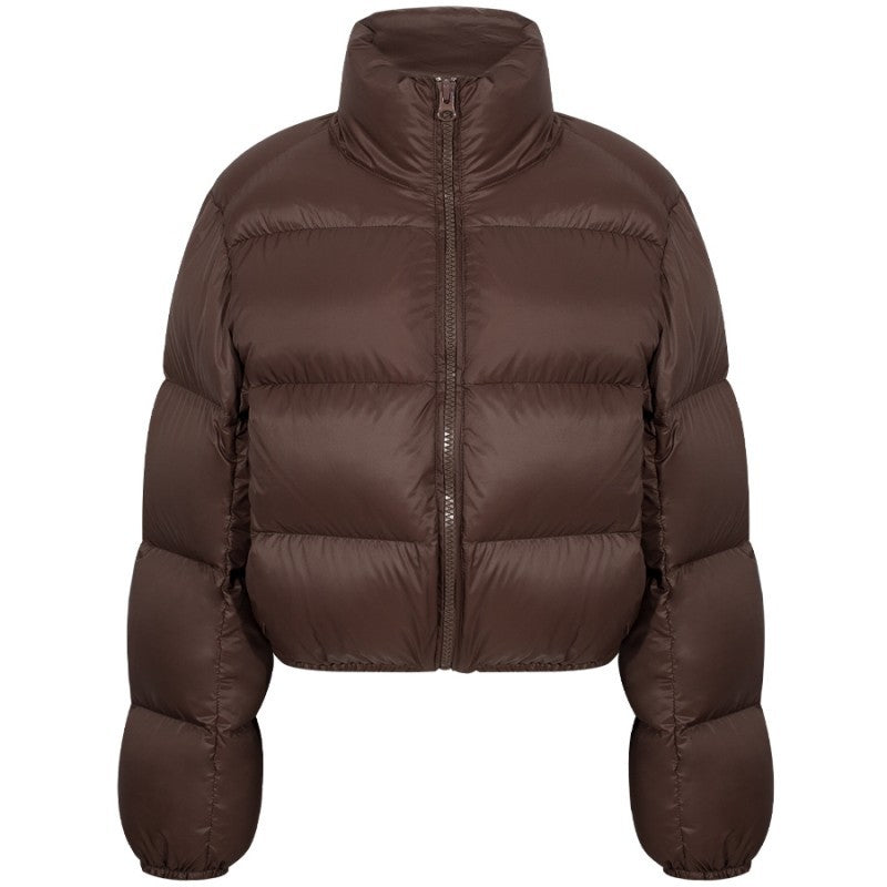 Womens Short Loose-fitting Winter Cotton-padded Coat For Petite Women