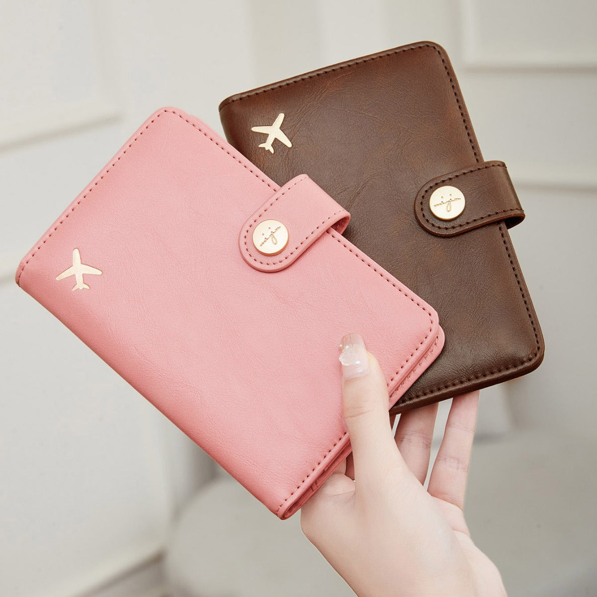 Tas eenvoudig draagbaar multifunctioneel paspoort houder fashion
