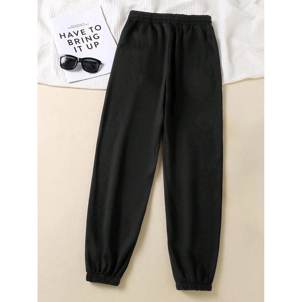 Relaxed-fit Jogger Sweatpants Trendy and Versatile Long Pants