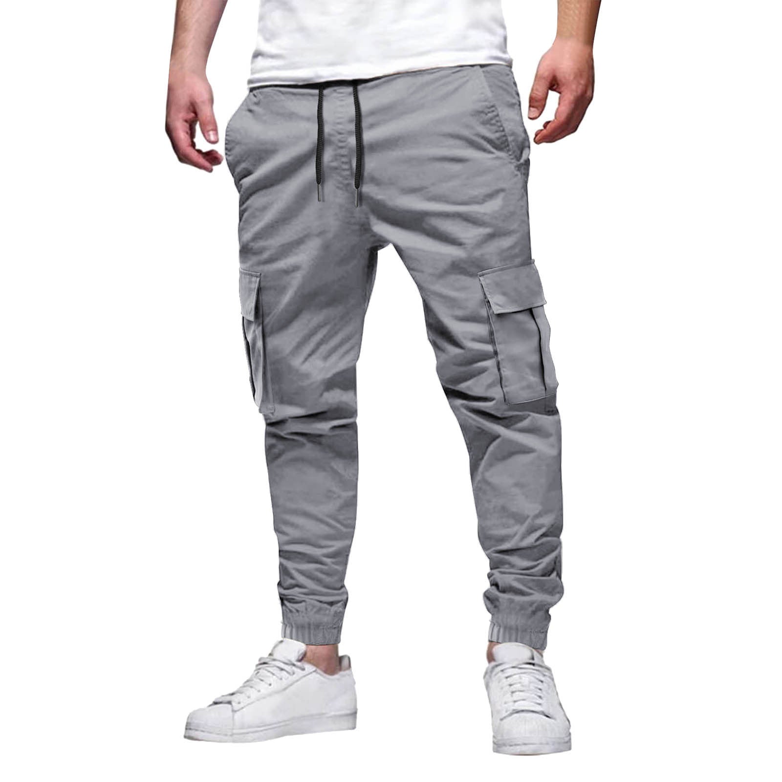 Men's Multi-pocket Drawstring Leisure Japanese Overalls