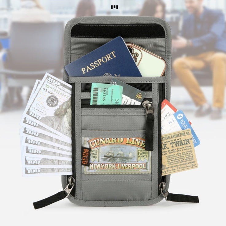 Document Package Multi Functional Travel Passport Bag Abroad