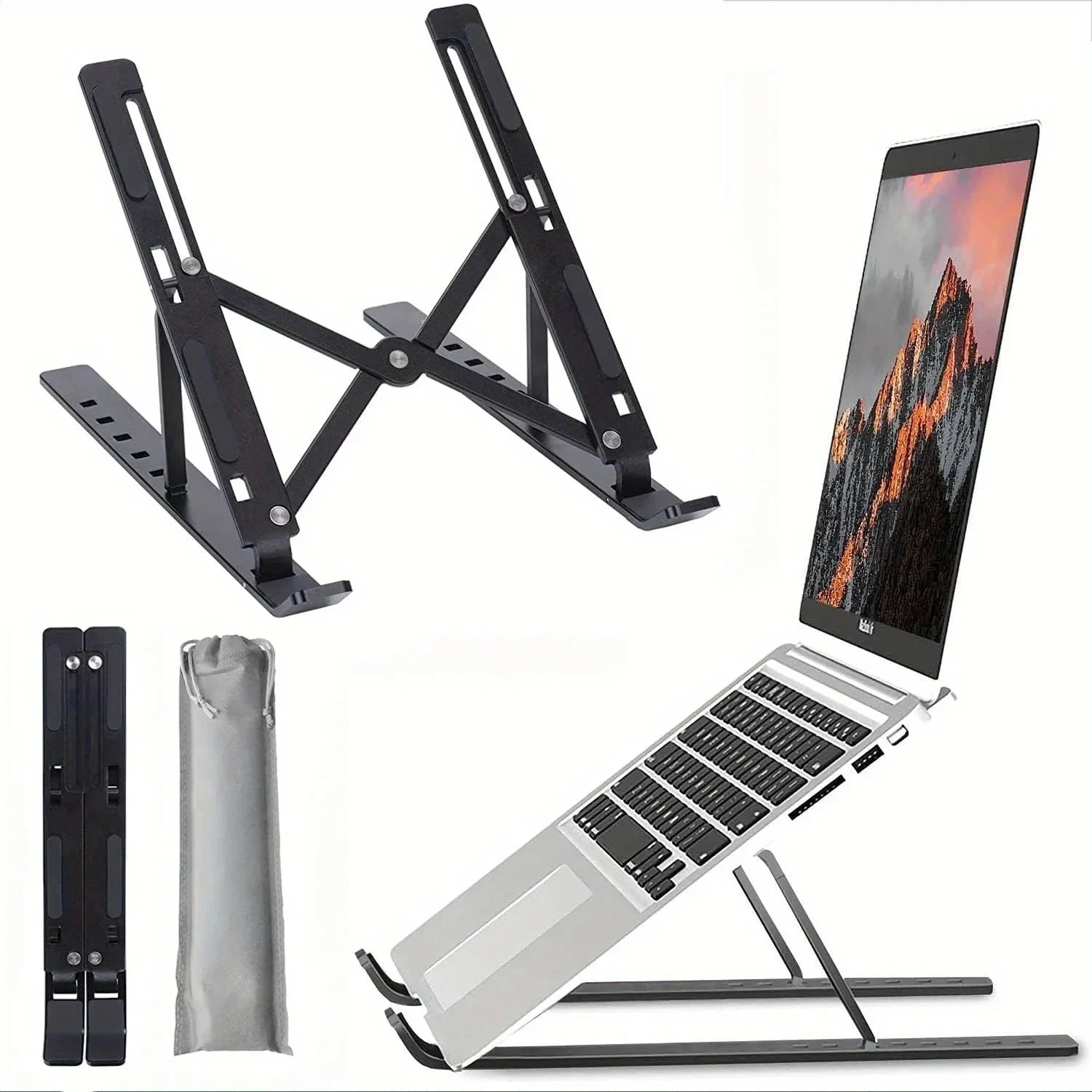 Laptopstandaard draagbaar verstelbaar tablet houder bureau verhoger