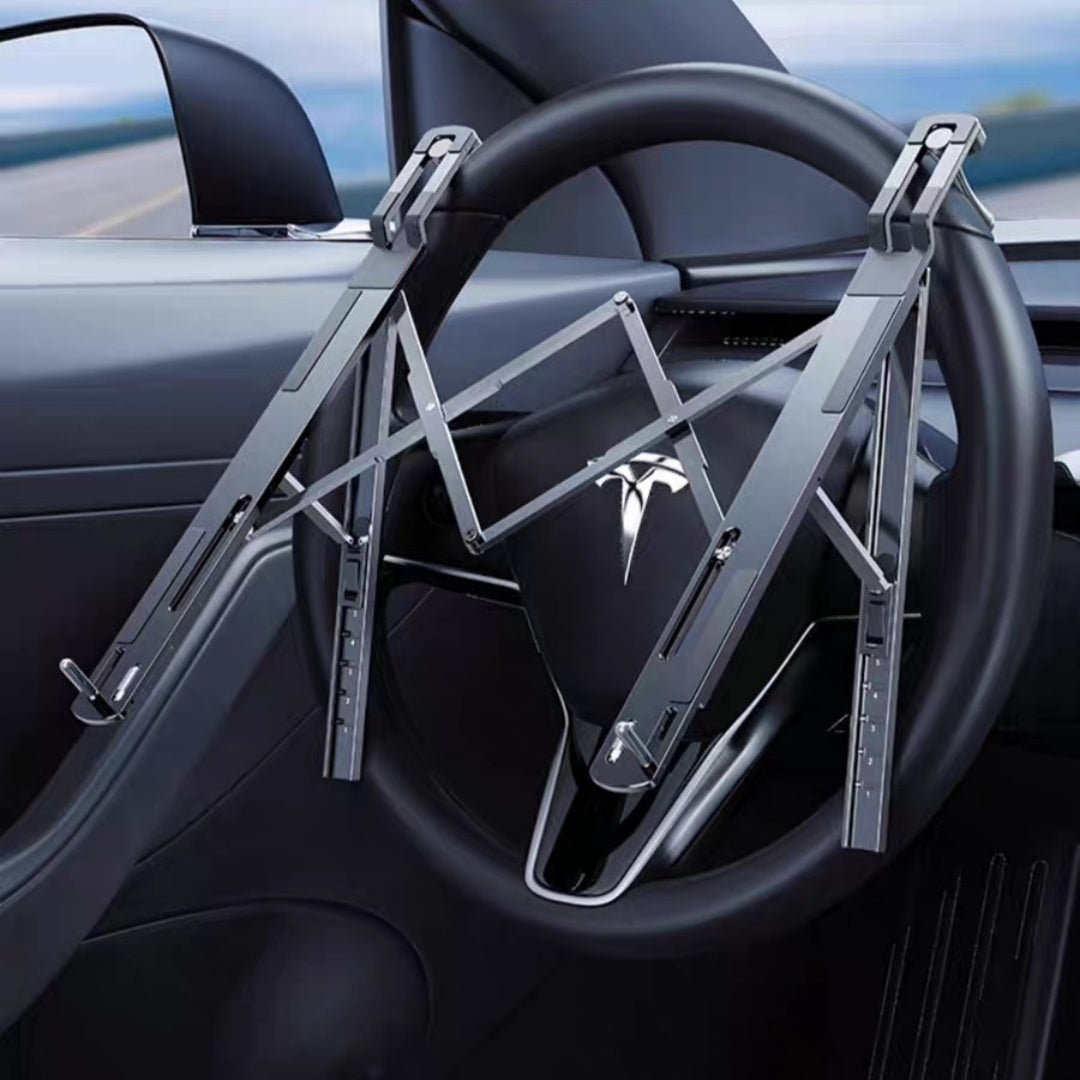 Car Mounted Steering Wheel Laptop Holder Multi Functional