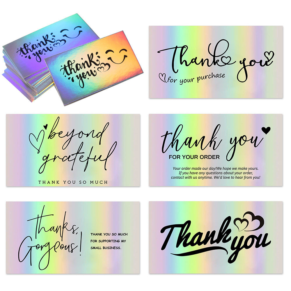 Sheetspack 5 9cm Thank You for Supporting My Small Business