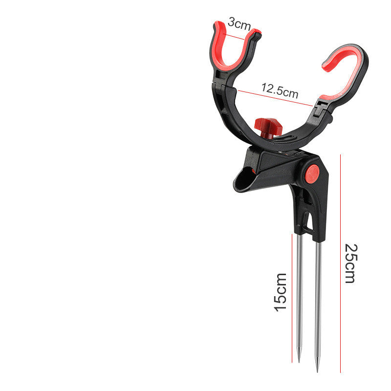 Angle Fishing Pole Tackle Bracket Anti-rust Steel Rod Holder