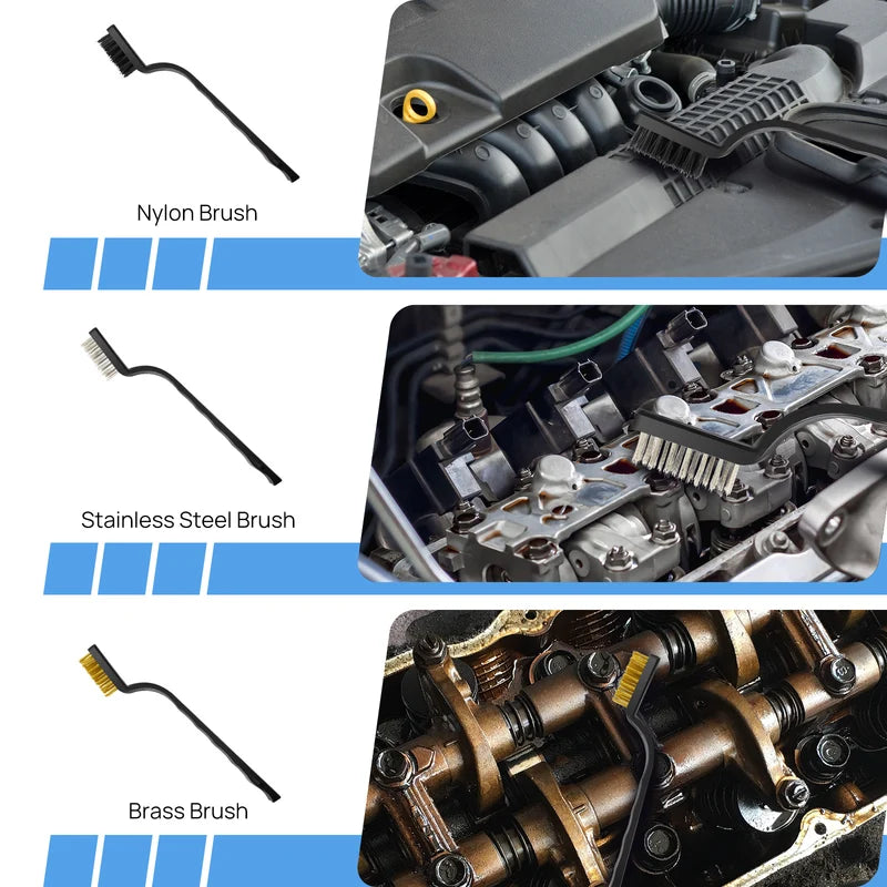Auto detaillering borstel set brushes schoonmaak voorruit