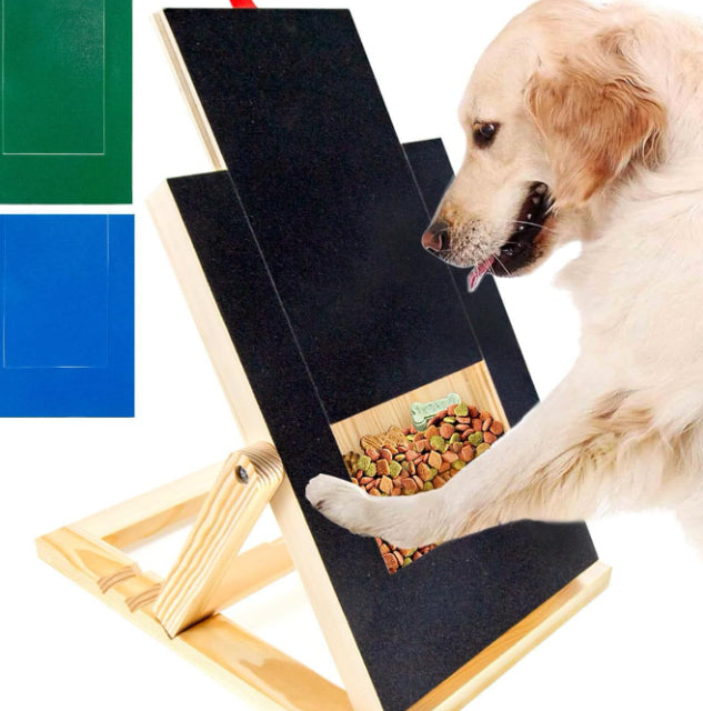Adjustable Height Dog Scratcher Wooden Pull Out Nail