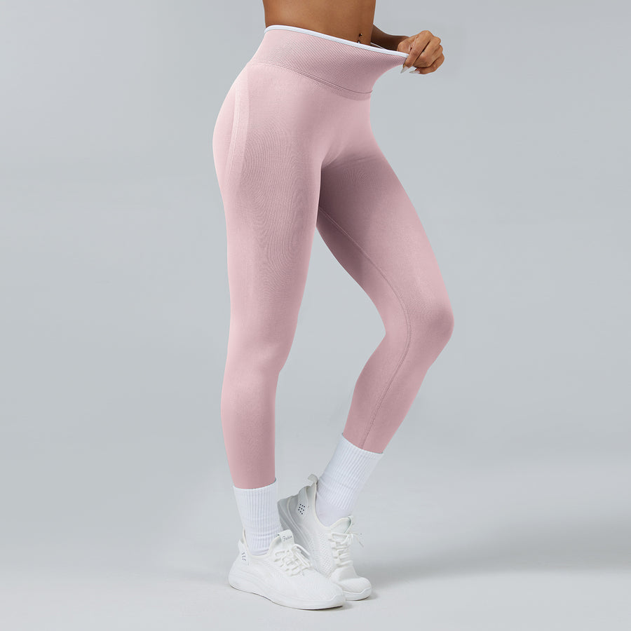 Seamless Knitted Tight High Waist Quick-drying Sports Yoga Pants
