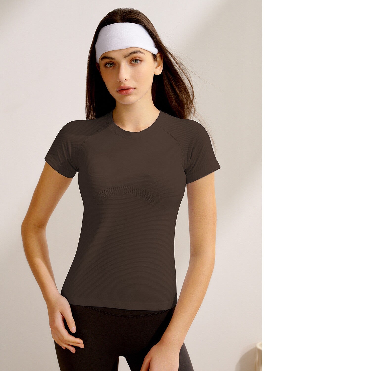 New Women's Short-sleeve Yoga Top