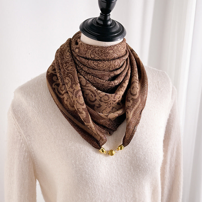 Springautumn New Silk Scarf For Women