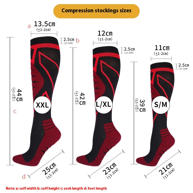 Outdoor Running Fitness Sports Comfortable Compression Socks Skipping Rope Calf Socks