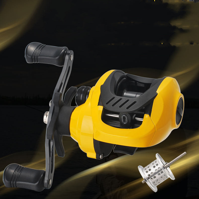 Small Yellow Water Drop Wheel Luya Fishing Reel Lei Qiang Hit