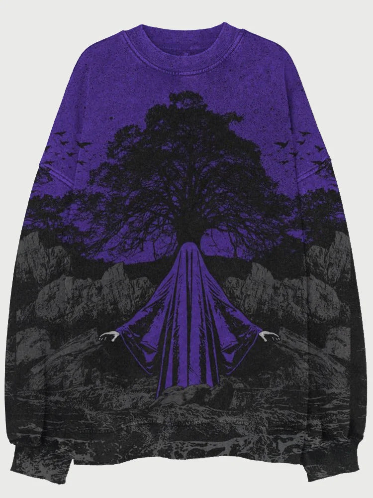 Men's 3D Print T-Shirt, Skeleton and Landscape Designs