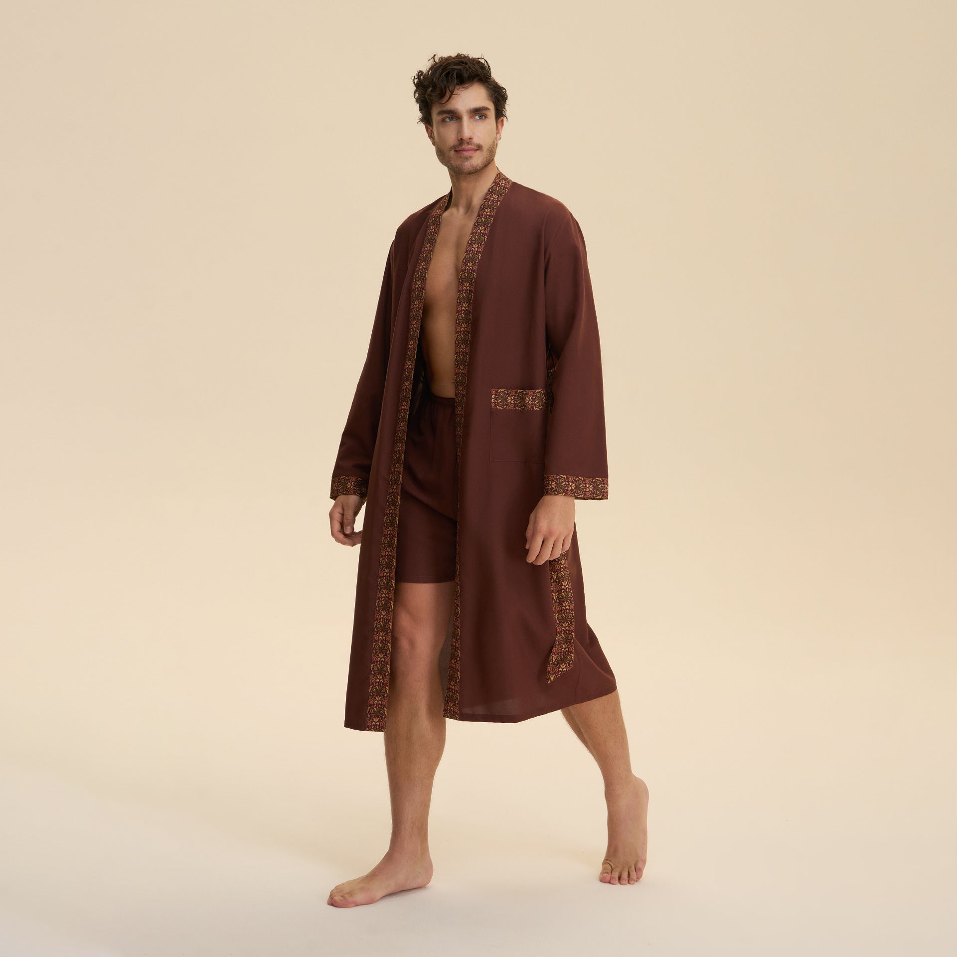Loose Casual Middle Eastern-style Single Nightgown For Couples Long Cloud-shaped Cotton