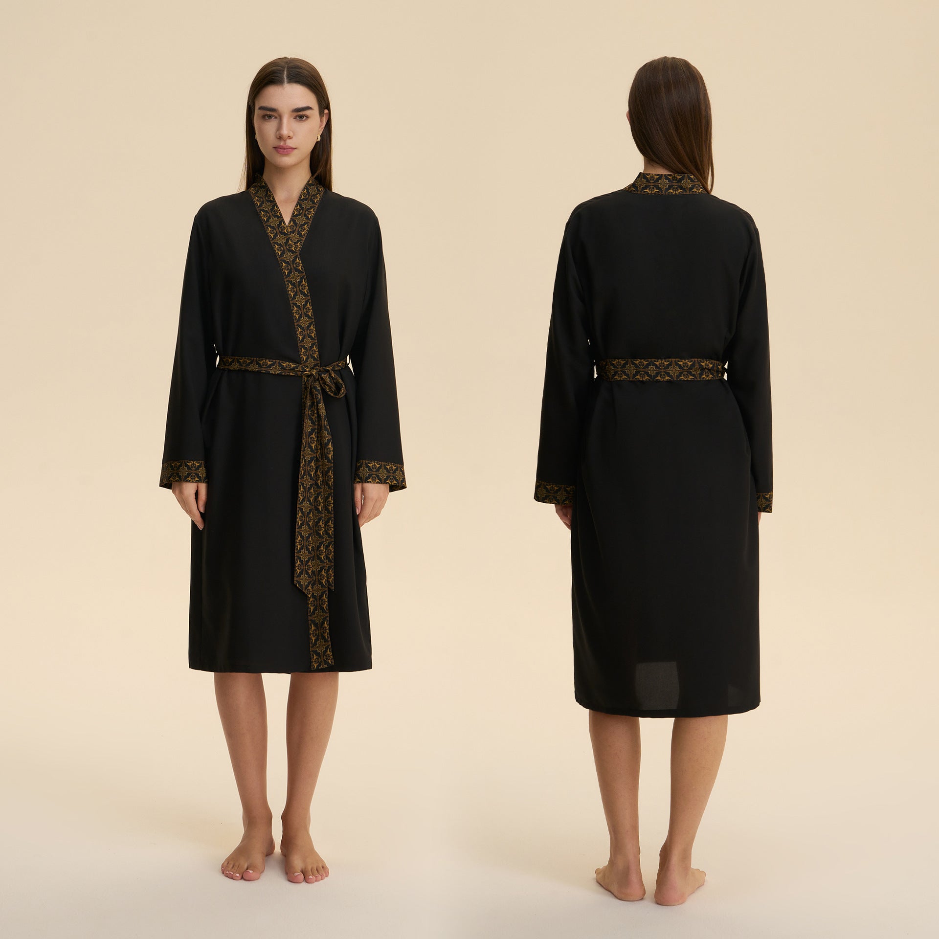 Loose Casual Middle Eastern-style Single Nightgown For Couples Long Cloud-shaped Cotton