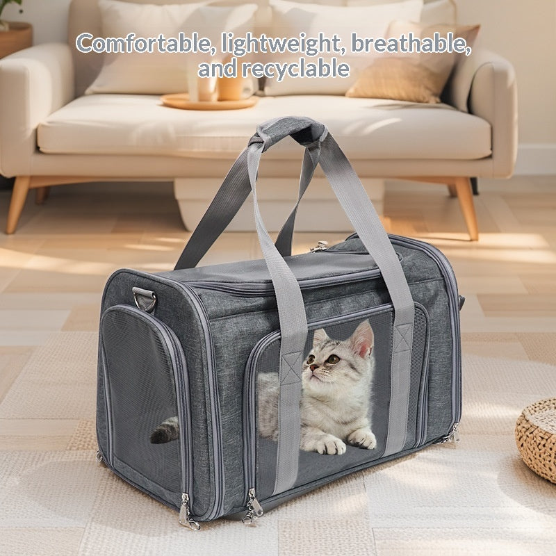 Foldable High Capacity Pet Carrier For Taking Your