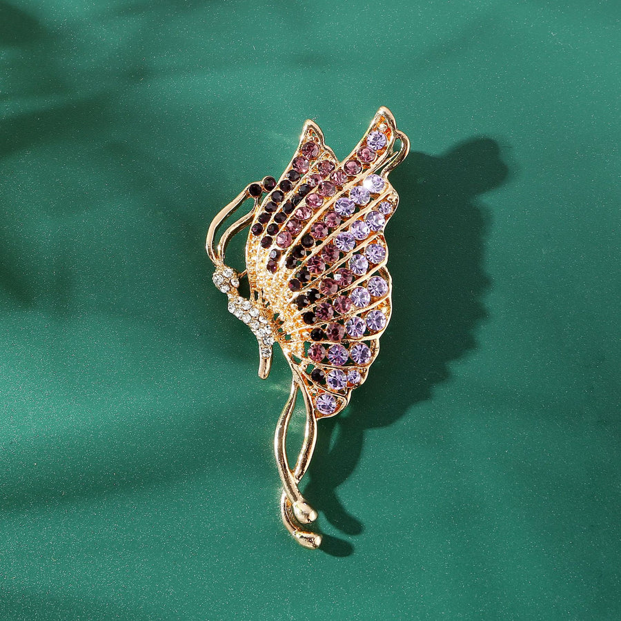 Fashionable Butterfly Brooch Luxury Accessory