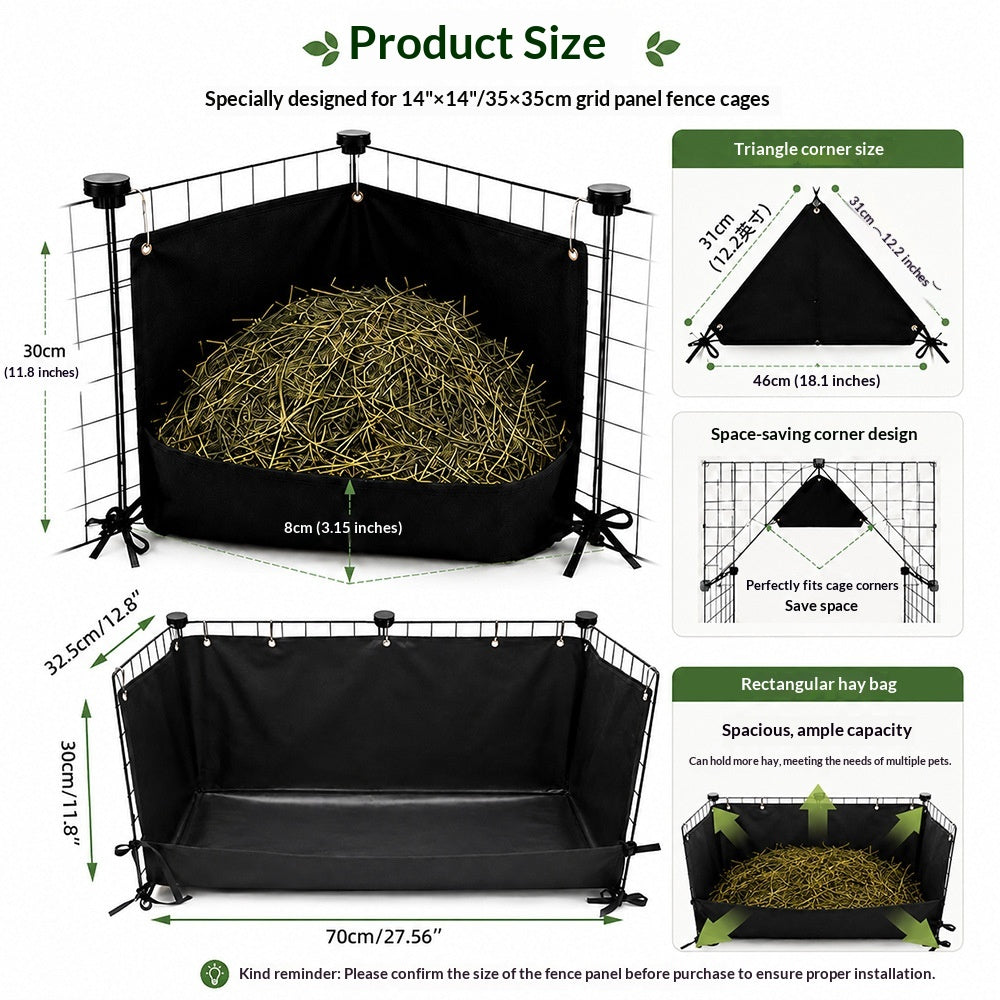 Waterdicht ruime inhoud waste reducing rabbit hay
