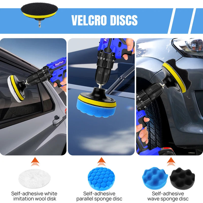 Auto detaillering borstel set brushes schoonmaak voorruit