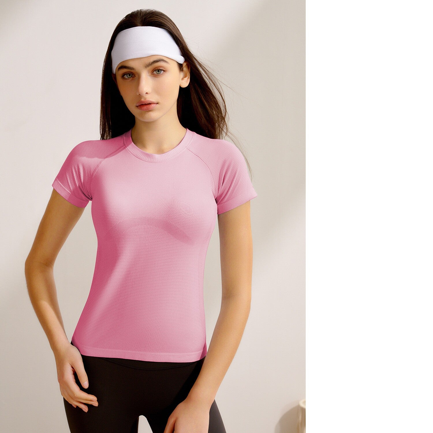 New Women's Short-sleeve Yoga Top