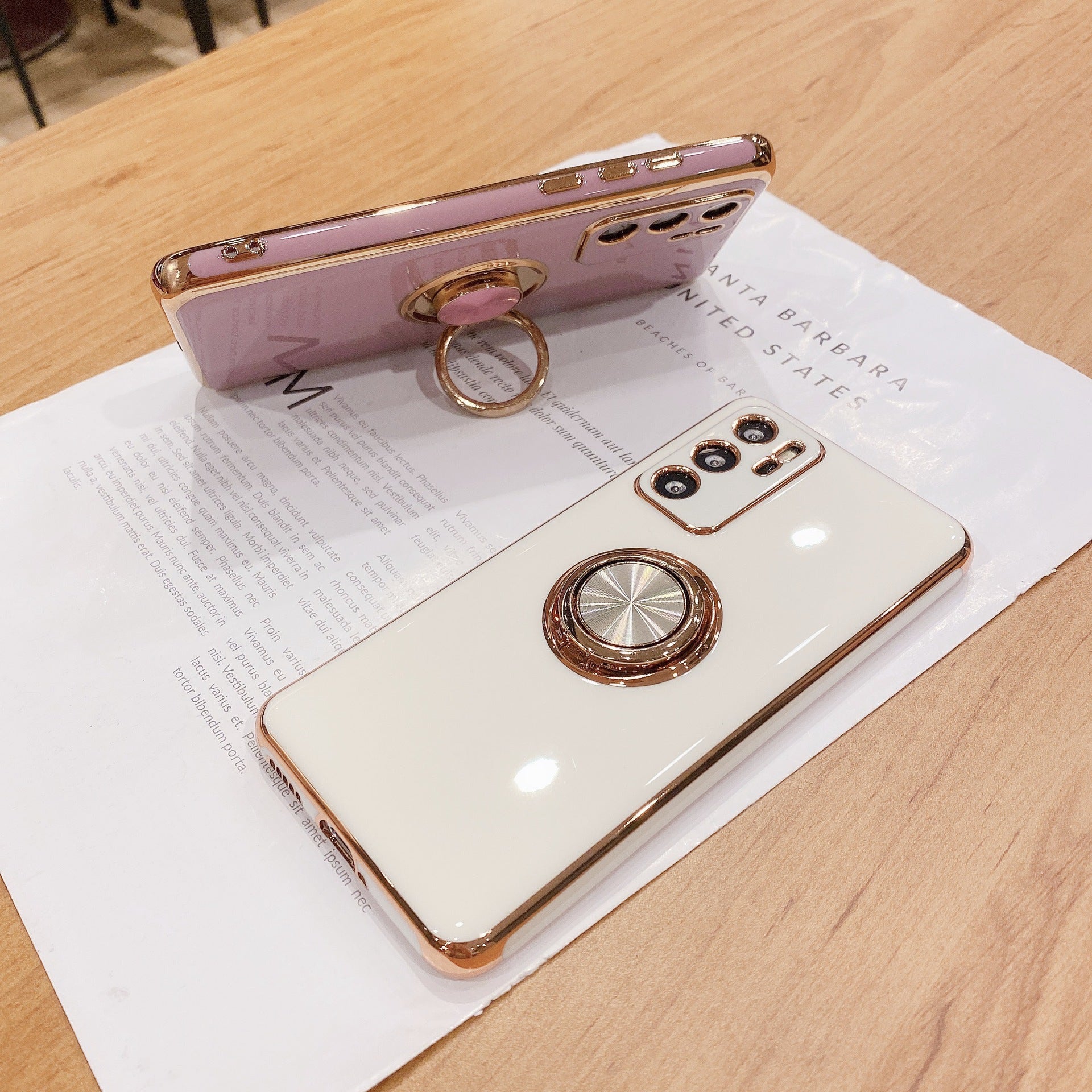 Mobile Phone Shell P40PRO Ring Buckle Bracket Magnetic Car