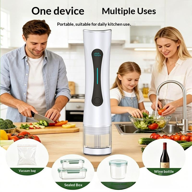 Vacuum food packaging tas set freshness preserver
