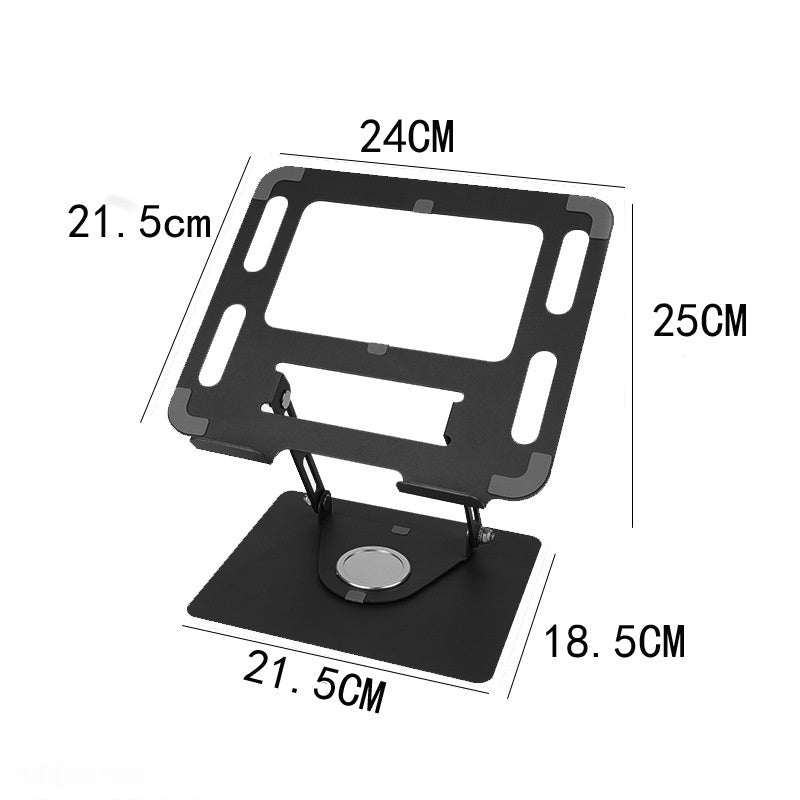 Multifunctioneel computer standaard rotatable opvouwbaar metaal