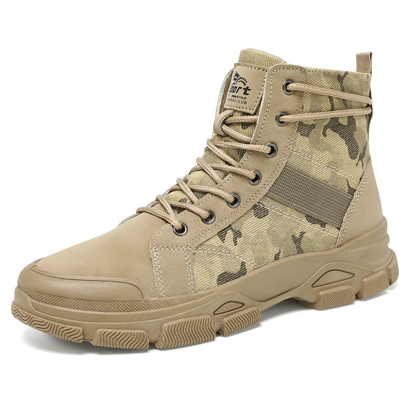 Mens High-top Hiking Mid-cut Boots