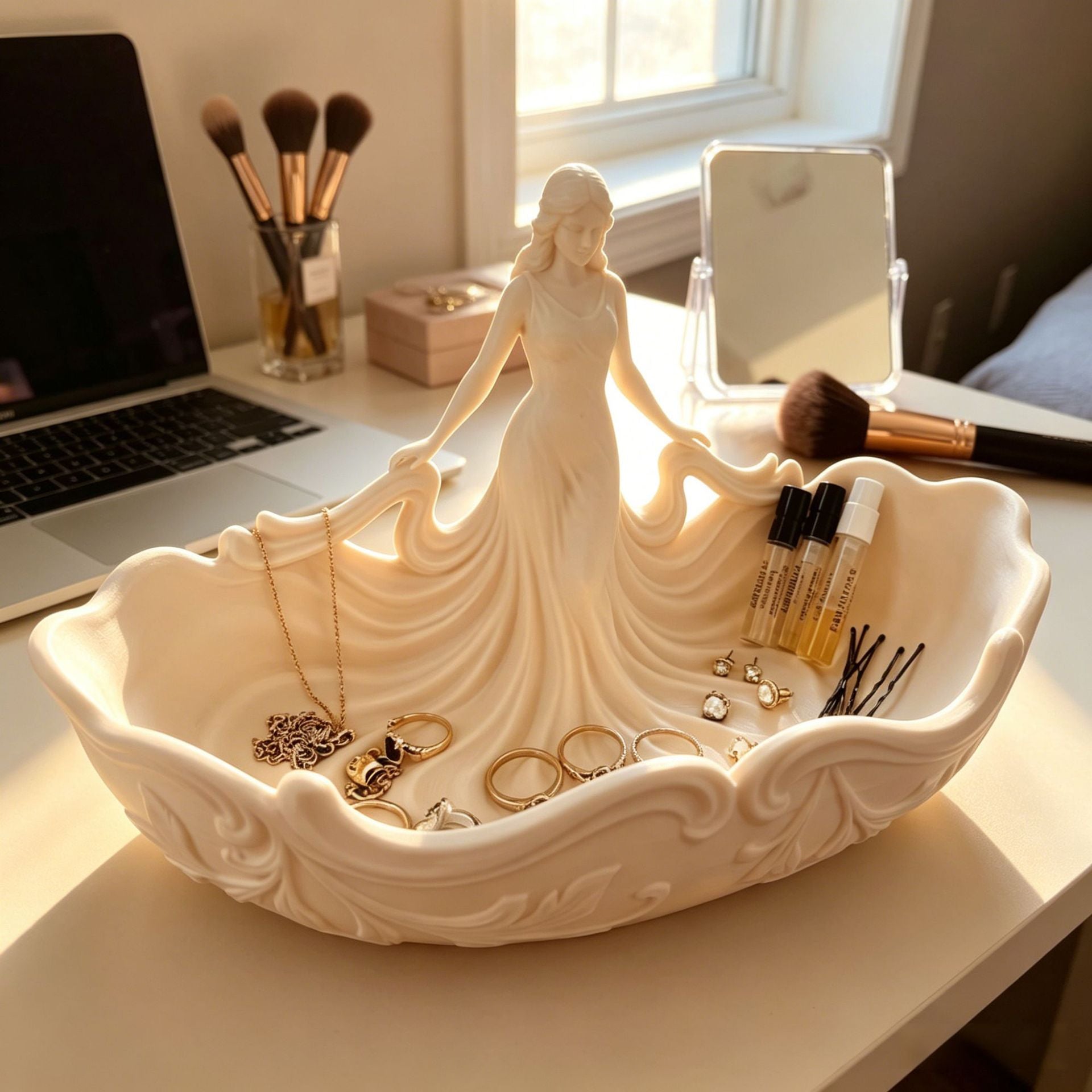 Sieraden opbergbakje decoratief huis bureau item