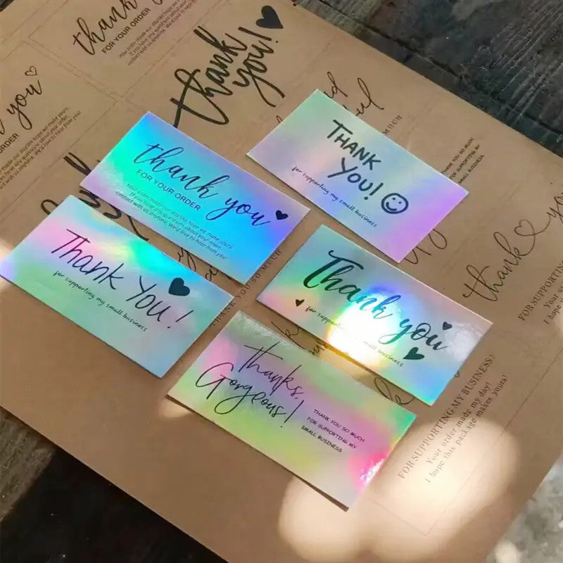 Sheetspack Laser Holographic Gift Card Greeting
