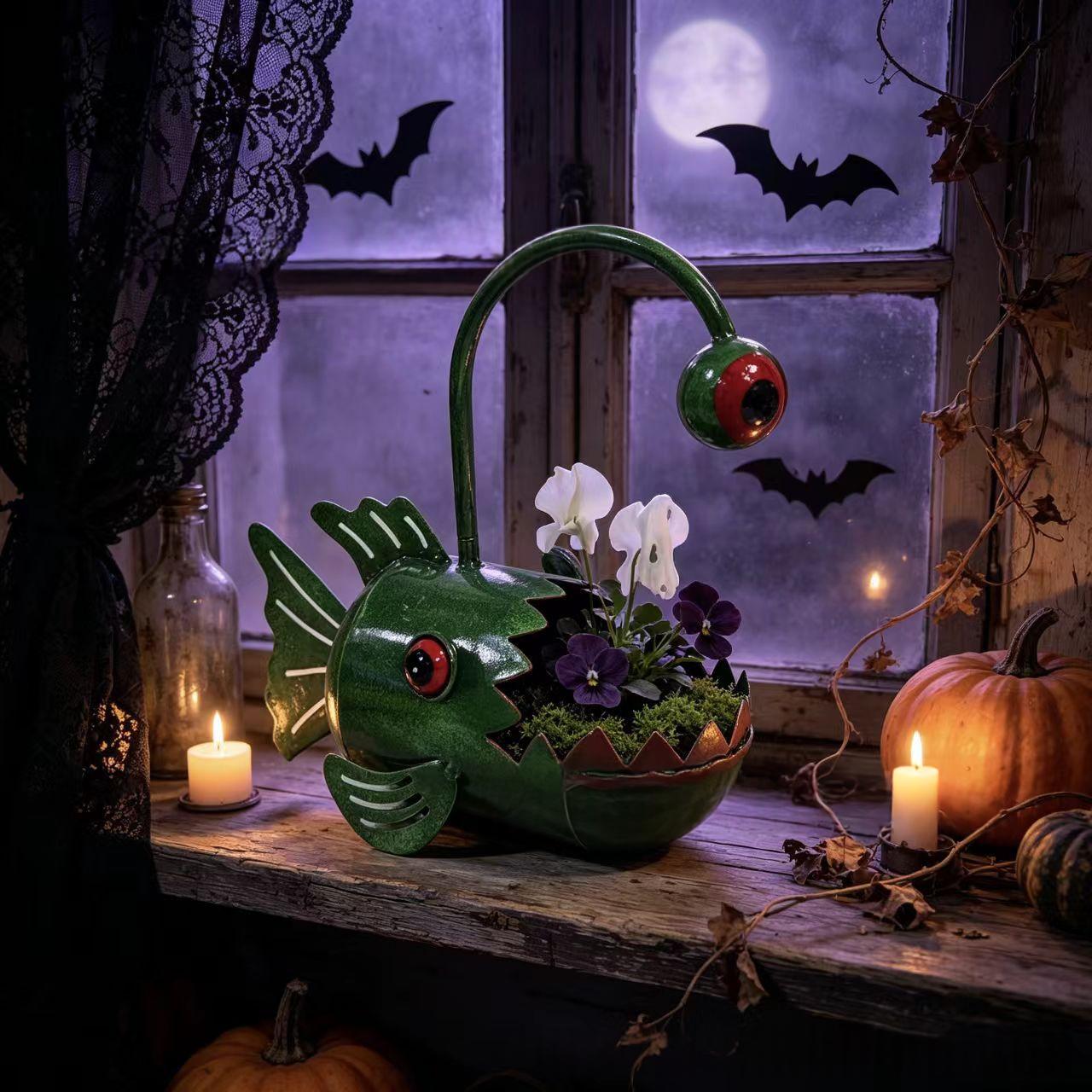 Balkon buiten fantasy fish gevormd art decoratief