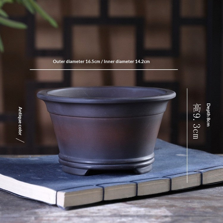 Huishoudelijk bureaublad balkon permeable ademend ceramic pot