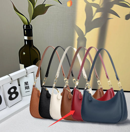 Minimalist Textured Shoulder Bag Trendy Crossbody Bag