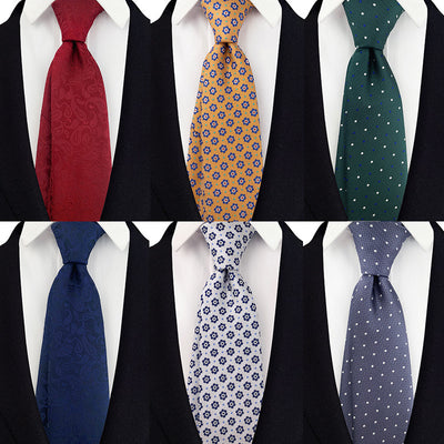 Gentlemans Small Floral Tie Mens Business