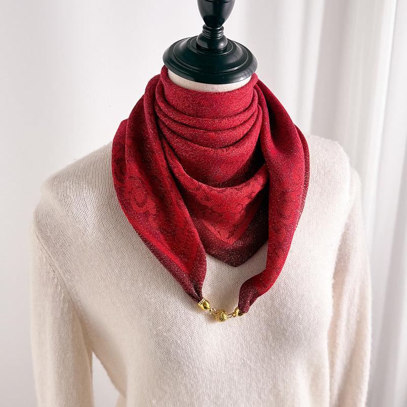Springautumn New Silk Scarf For Women