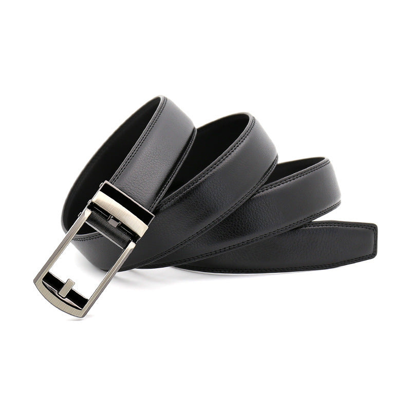 Men's Cowhide Belt Belt Pant