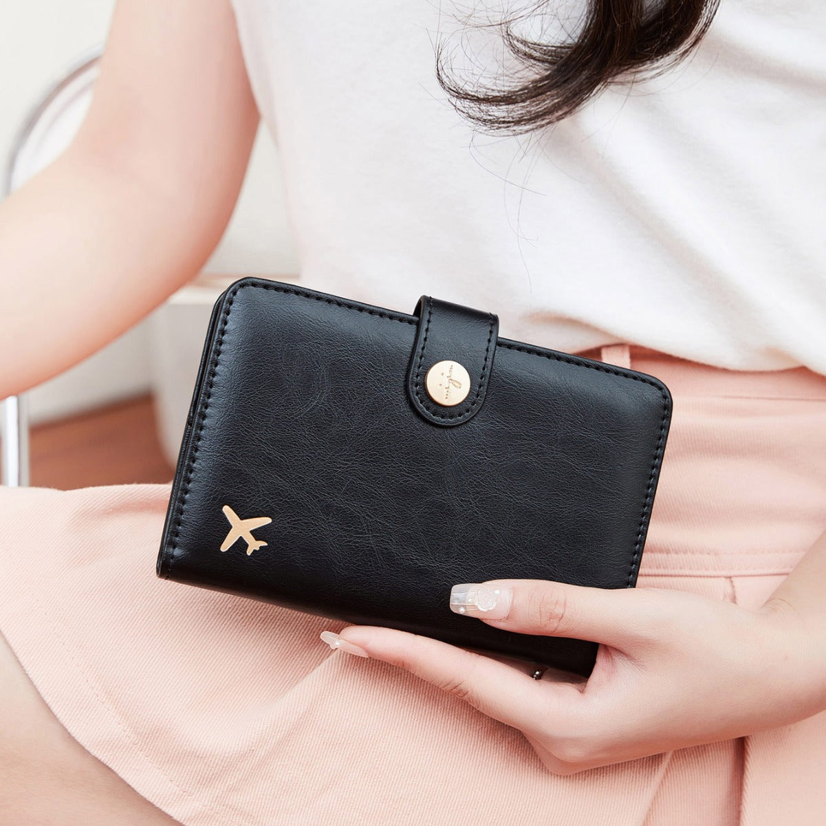 Tas eenvoudig draagbaar multifunctioneel paspoort houder fashion