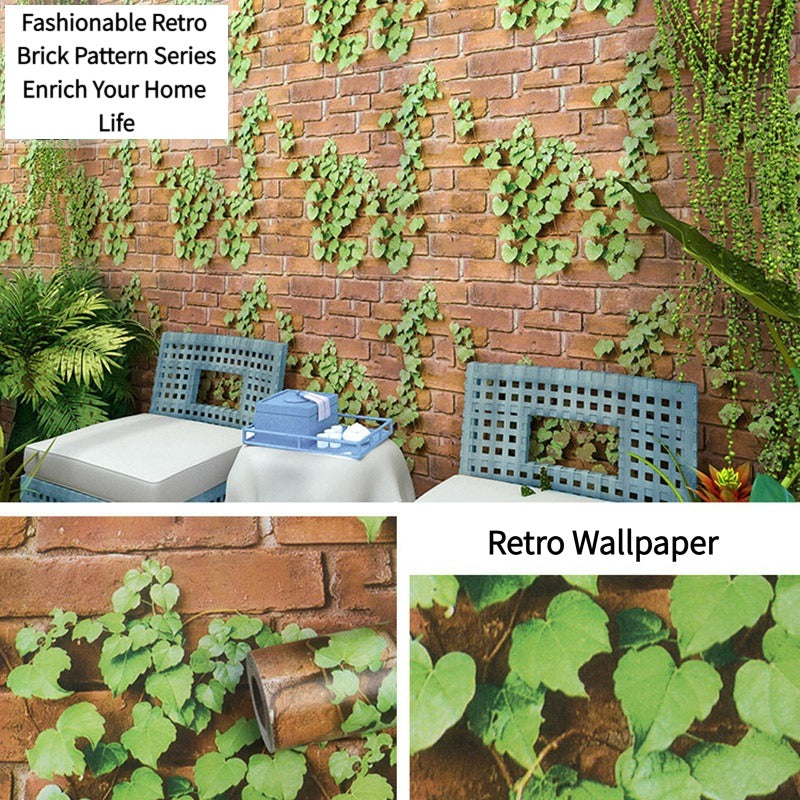 Retro Wallpaper 3D Brick