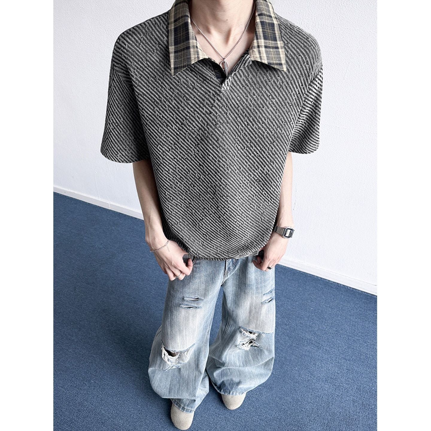 Stylish Loose-fit Casual Breathable Half-sleeve T-shirt